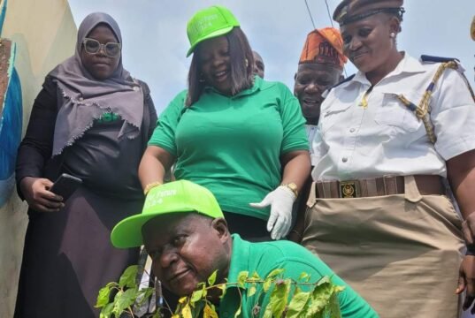 Akinsanya, Famuyiwa sensitize residents on tree planting benefits
