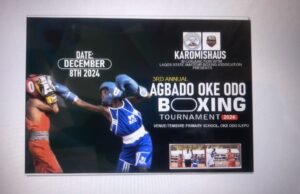 Young boxers to trade blows at Agbado Oke-Odo annual boxing Tournament
