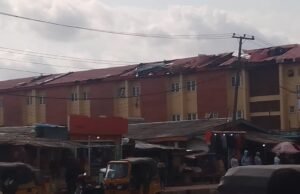 Eyesore! Less than two years, newly constructed St. Andrews Pry Sch building Ipaja deteriorates