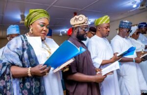 Agbaje swears in new cabinet members, urges focus on service delivery