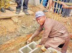 Alimosho LG: Chairman lays foundation for new legislative building
