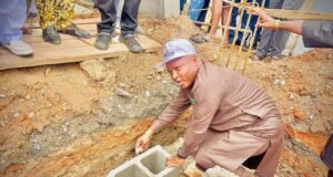Alimosho LG: Chairman lays foundation for new legislative building