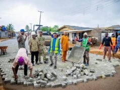 Agbaje Begins Unity Street Road Stone-Laying