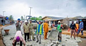 Agbaje Begins Unity Street Road Stone-Laying