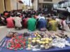 Police Arrest 147 Suspects, Recover Ammunition, Drugs at Super Ile Epo, other areas